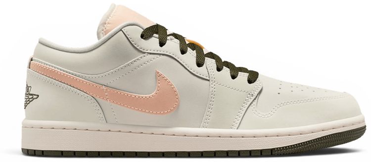 Wmns Air Jordan 1 Low Sail Crimson Tint