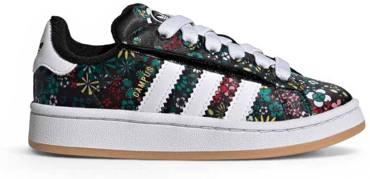 Liberty London x adidas Campus 00s Little Kid Core Black Cloud White