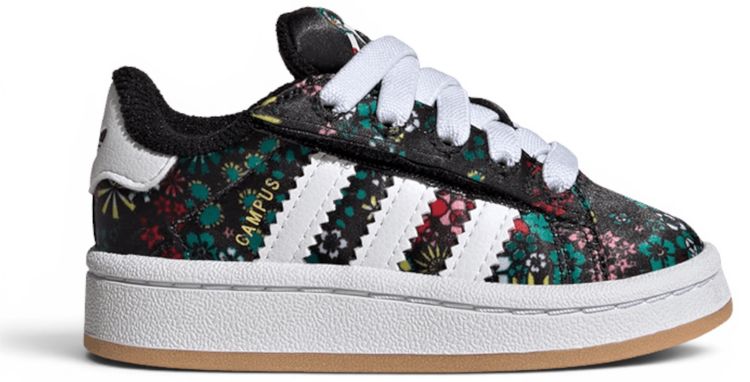 Liberty London x adidas Campus 00s Toddler Core Black Cloud White