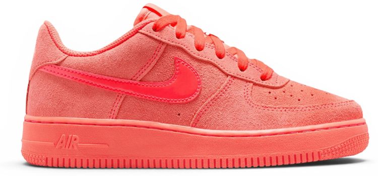 Nike Air Force 1 Suede Big Kid Hot Lava