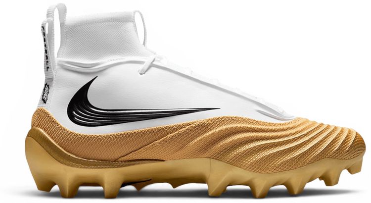 Nike Alpha Menace 5 Pro White Metallic Gold Black