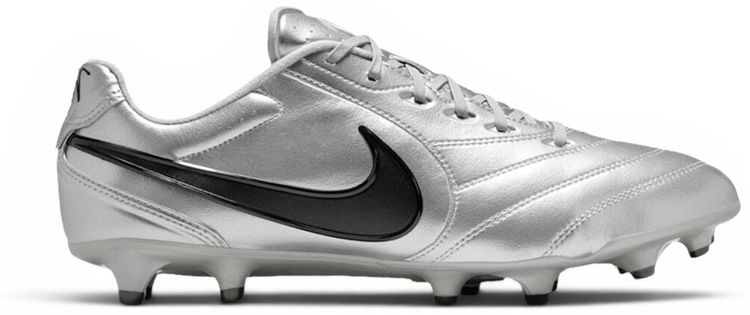 Nike Tiempo Ligera Pro FG Low Metallic Silver Black