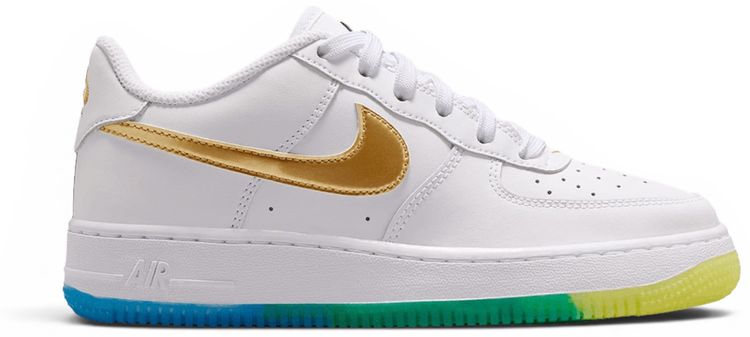 Nike Air Force 1 GS White Soar Sonic Yellow