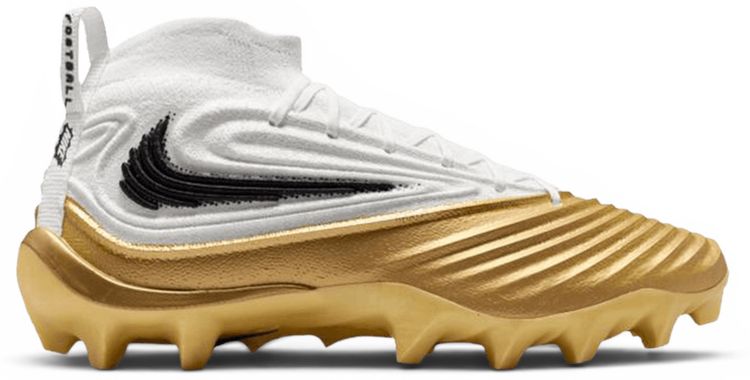 Nike Alpha Menace 5 Elite White Metallic Gold