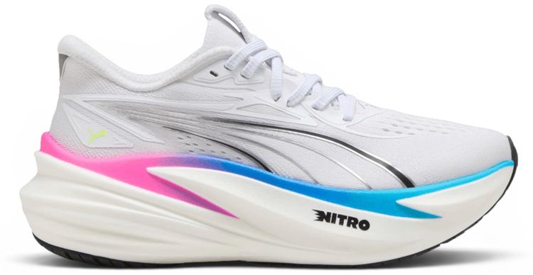 Puma Wmns Magmax Nitro 2 White Ultra Blue Poison Pink