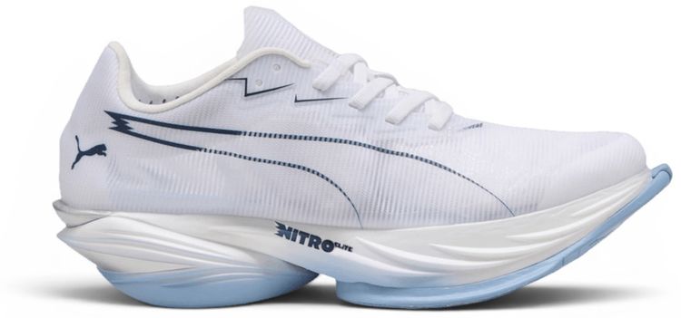 Puma Wmns Fast R Nitro Elite 3 White Chambray Blue