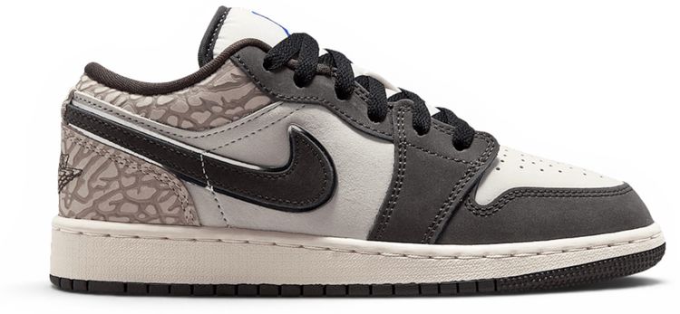 Air Jordan 1 Low SE GS Sail Deep Pewter