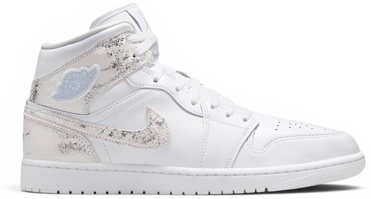 Air Jordan 1 Mid SE White Field Silver