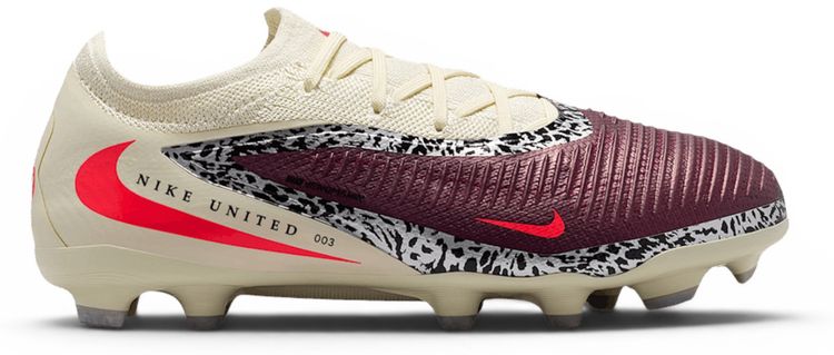 Nike United Jr Phantom 6 Low Pro MG GS Burgundy Crush