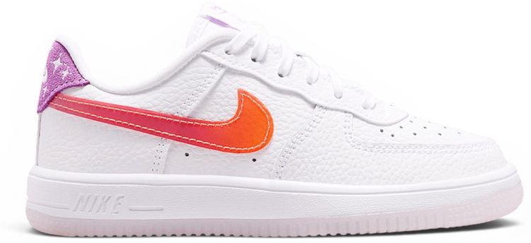 Nike Force 1 Low PS White Turf Orange