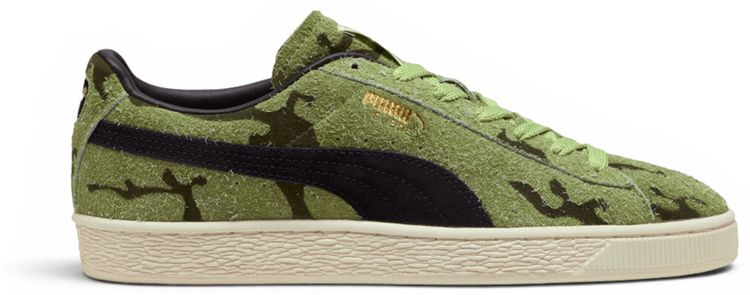 Puma Suede Flock Wild Fern