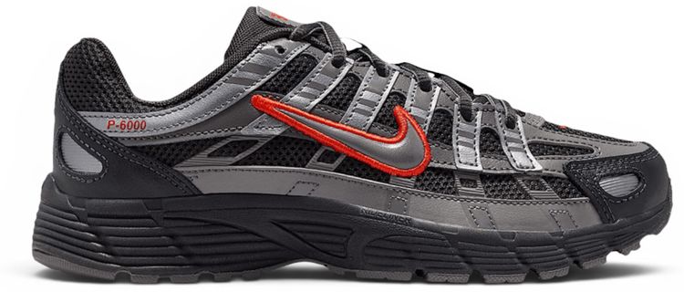 Nike P 6000 GS Anthracite Picante Red