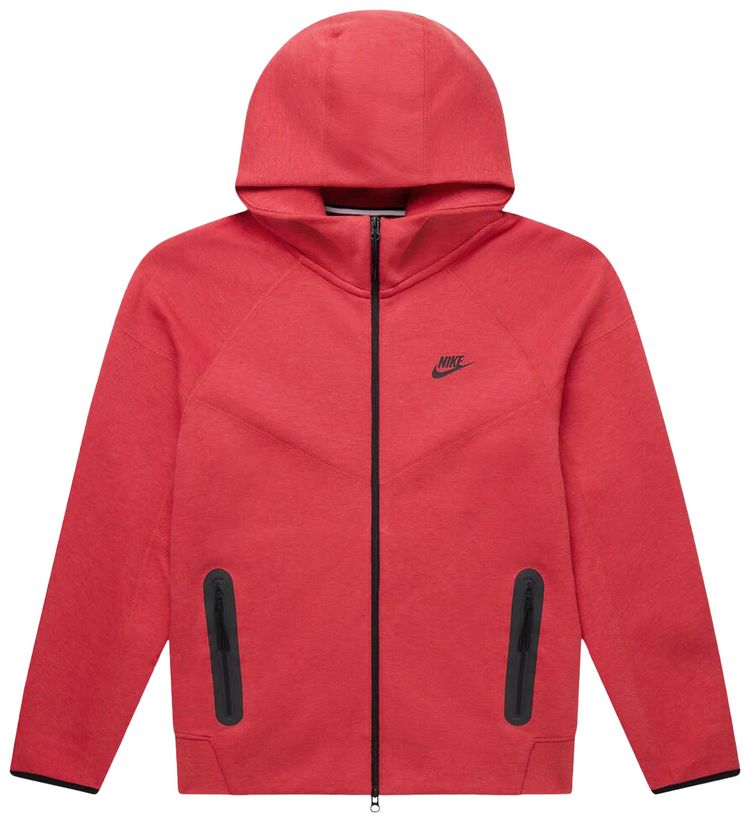 Nike Sportswear Tech Fleece Crew Light University Red HeatherBlack