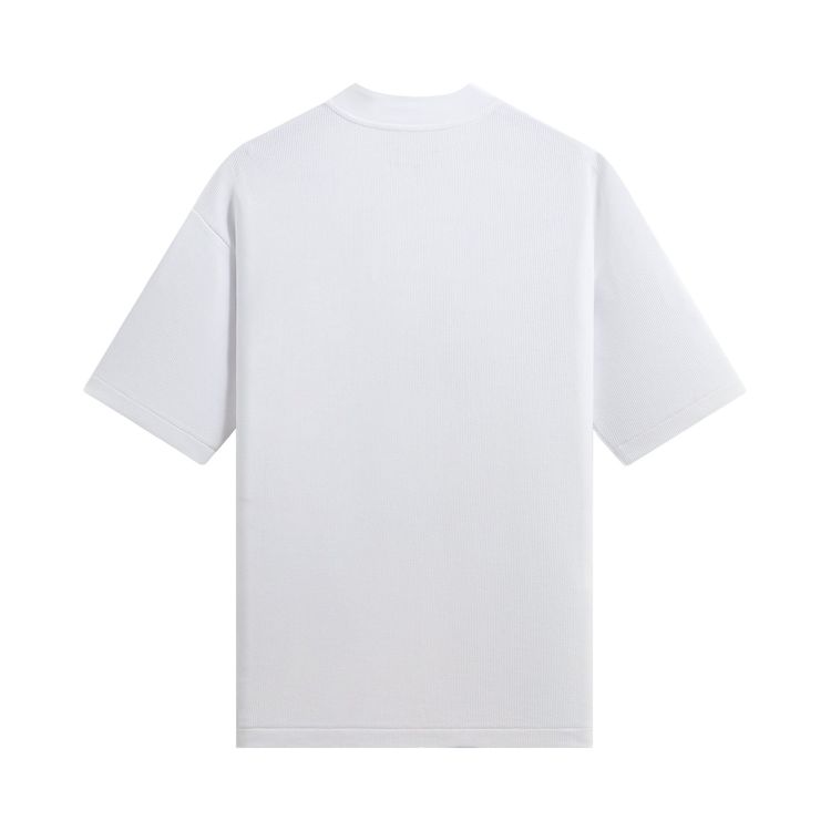 Kith Micro Waffle Tristan Henley White