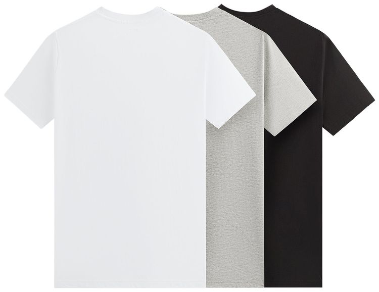 Kith 3 Pack Undershirt WhiteHeather GreyBlack