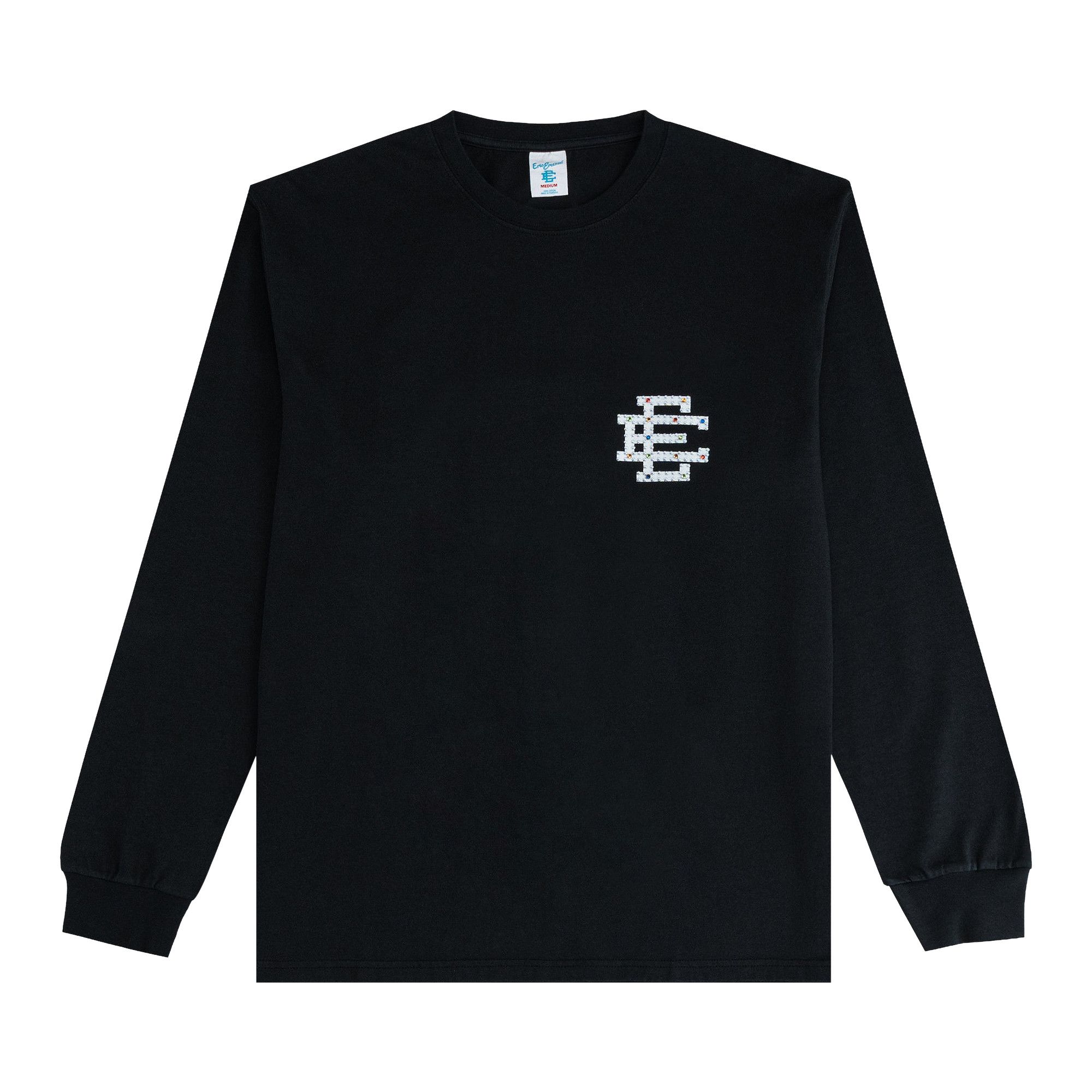 Buy Eric Emanuel EE Rhinestone Long-Sleeve T-Shirt 'Black