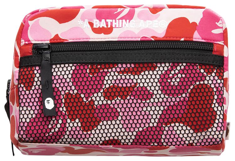BAPE ABC Camo Pouch Pink