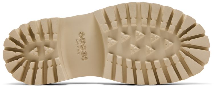 Gucci Wmns Platform Perforated G Sandal White Rubber