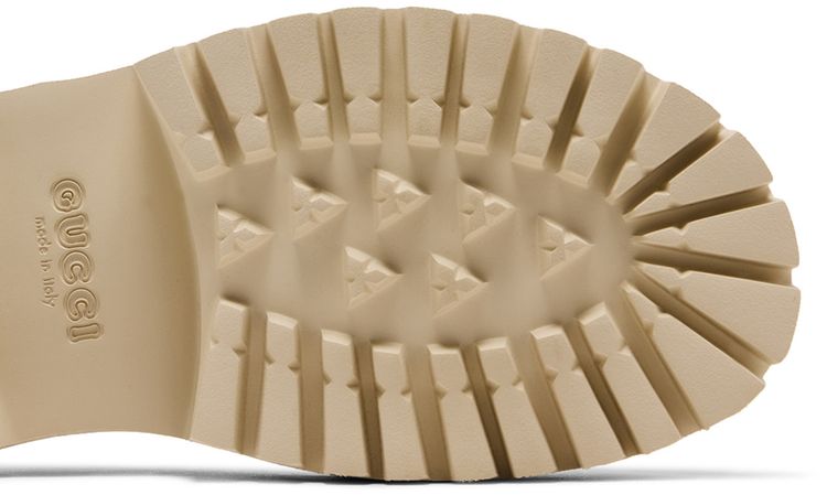 Gucci Wmns Platform Perforated G Sandal White Rubber
