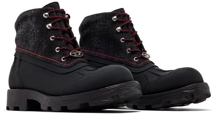 Diesel D Hammer Boot Black