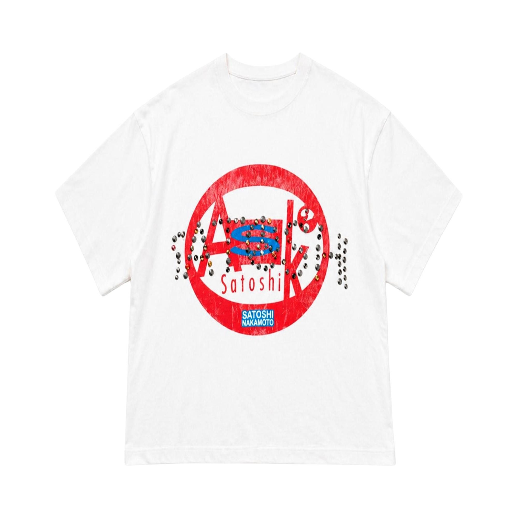 Buy Satoshi Nakamoto Ask Satoshi Tee 'White' - SS26TEE014 WHIT | GOAT
