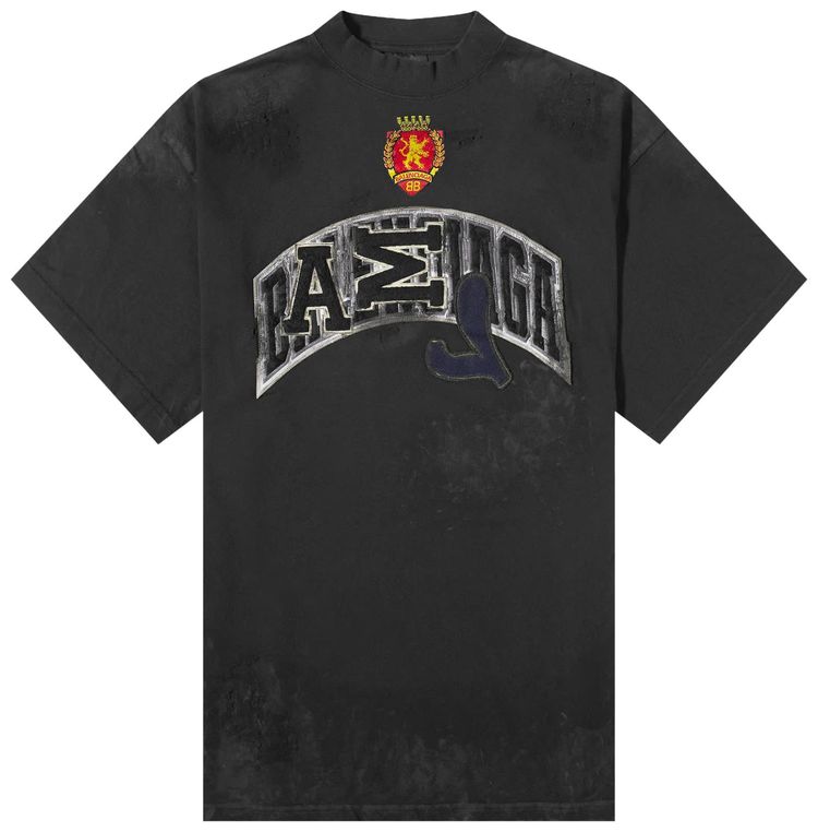 Balenciaga Skater Logo T Shirt Black