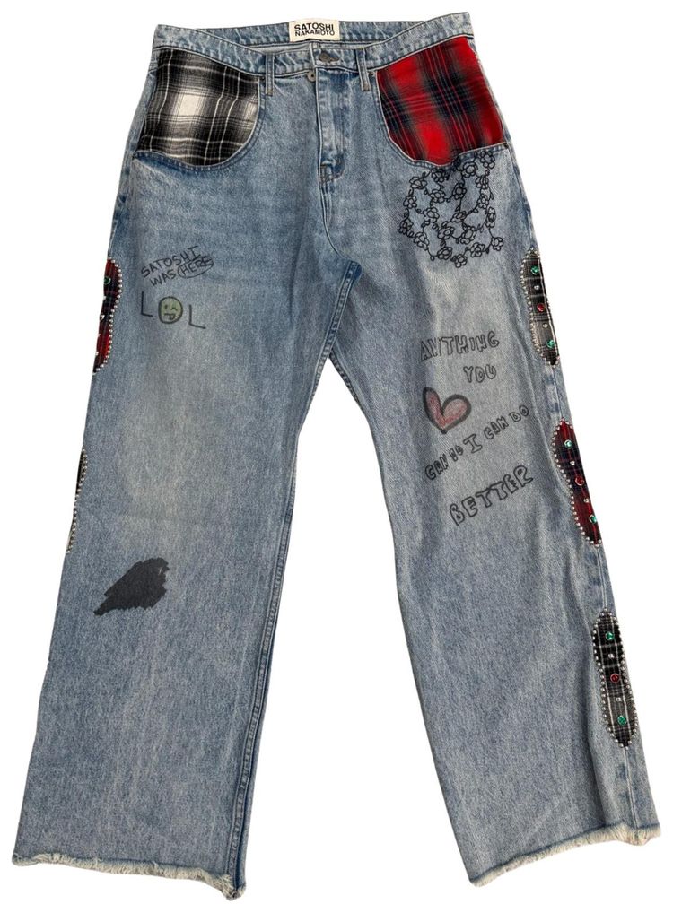 Satoshi Nakamoto Nessa Pant Blue Denim