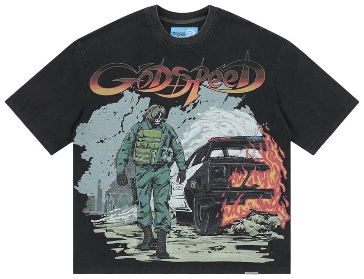 Godspeed Khaos T Shirt Black