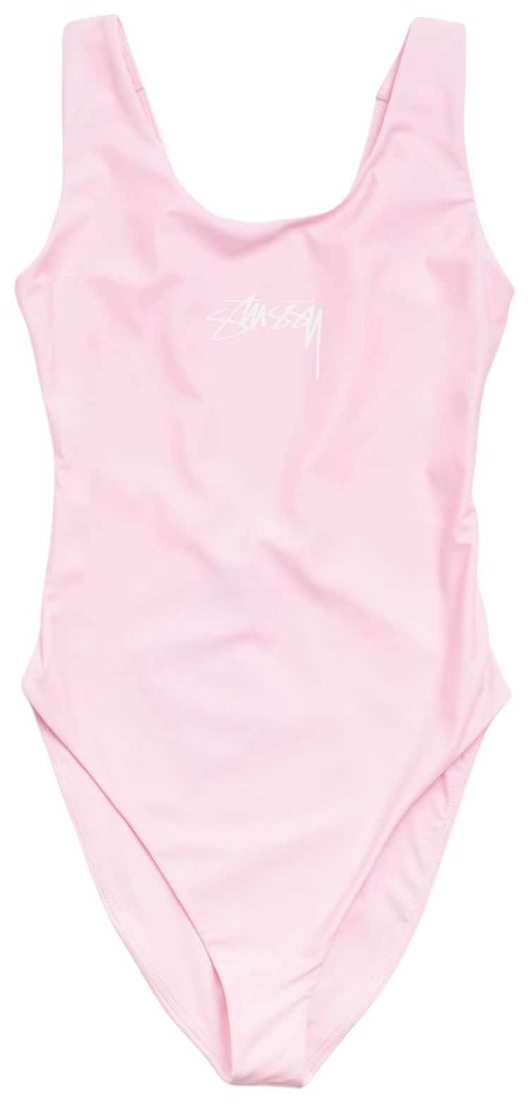 Stussy Surf Stock One Piece Swimsuit Pink