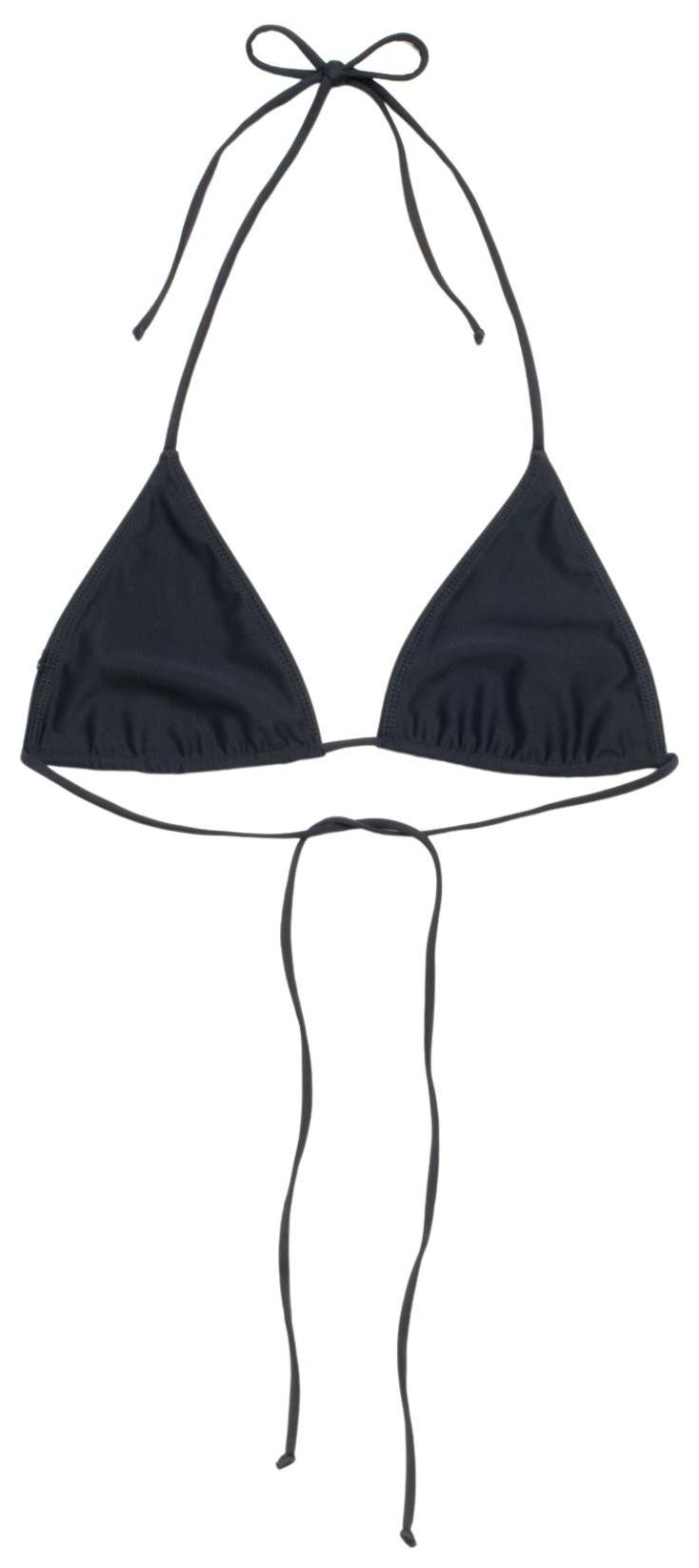 Stussy Triangle Bikini Top Black