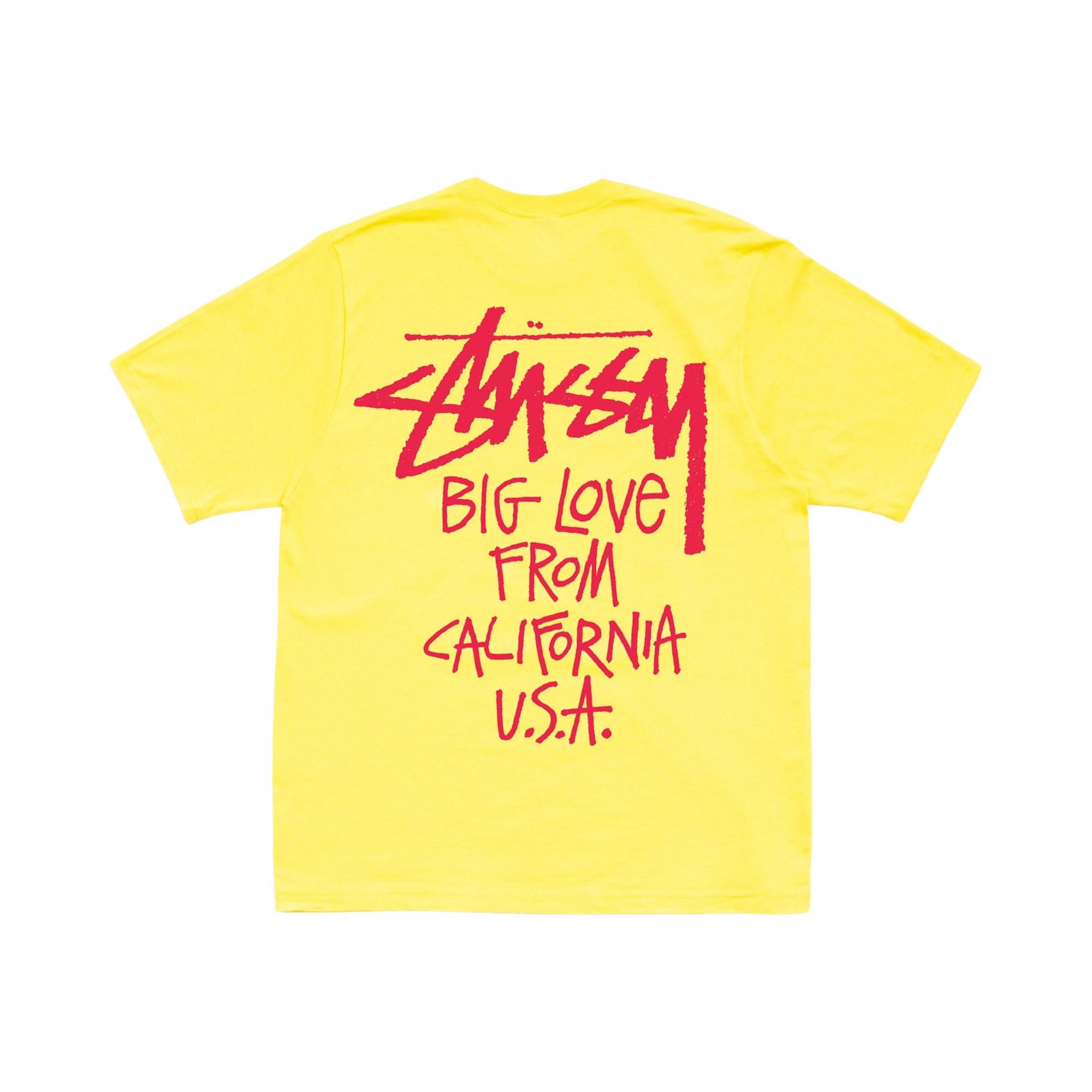 Buy Stussy Big Love Tee 'Lemon' - 1905218 LEMO | GOAT