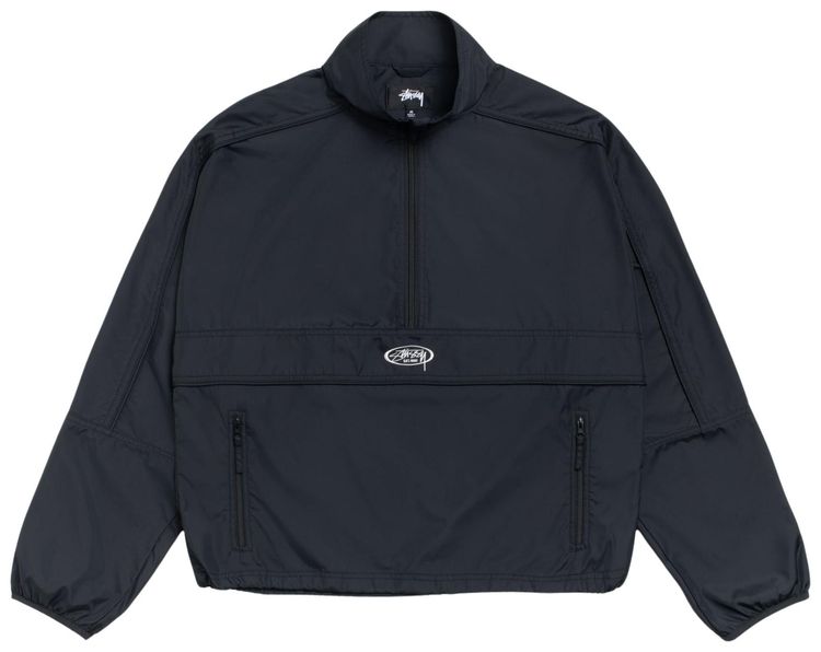 Stussy Lightweight Pullover Jacket Black