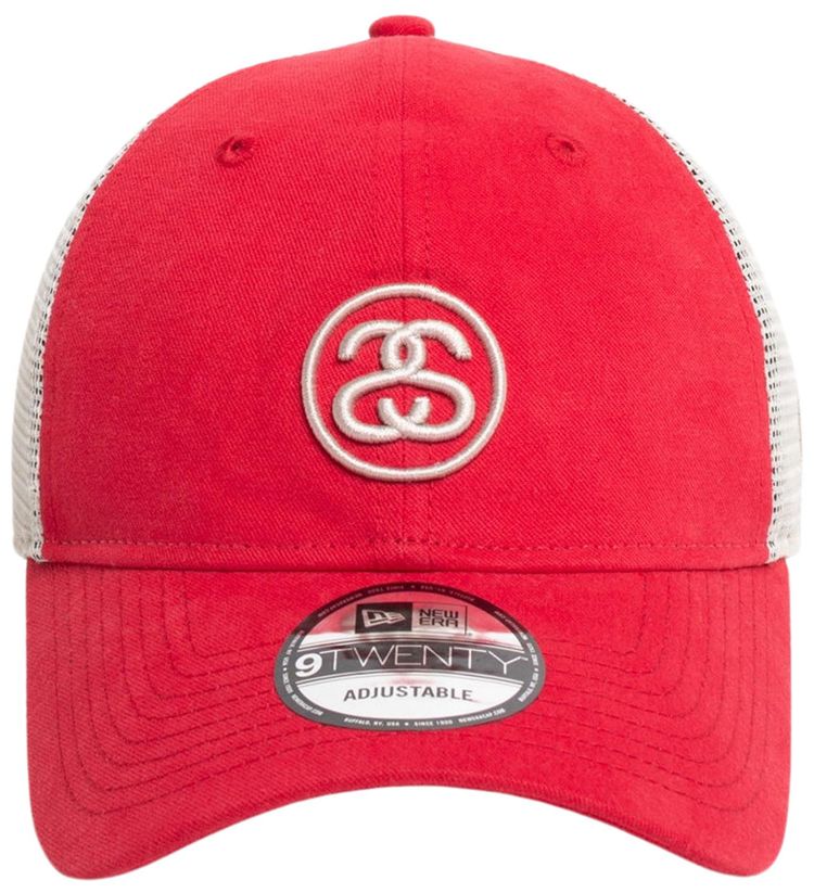 Stussy 9twenty SS Link Trucker Red