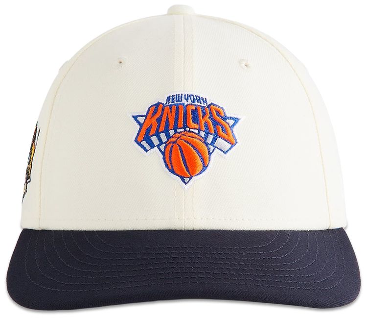 Kith x New Era For The New York Knicks Two Tone 59fifty Low Profile Fitted Cap Sandrift