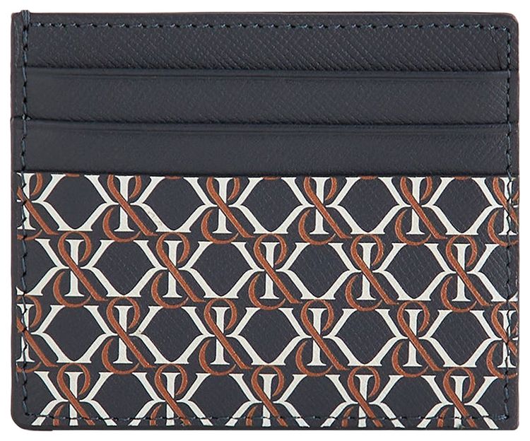 Kith Printed Monogram Card Holder Nocturnal