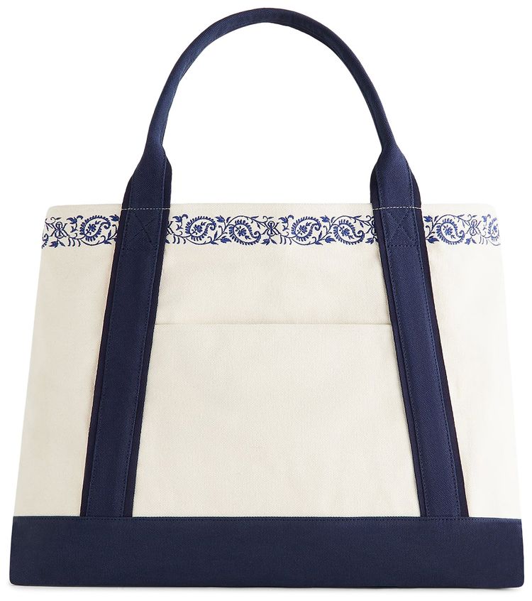 Kith Embroidered Canvas Tote Bag Sandrift