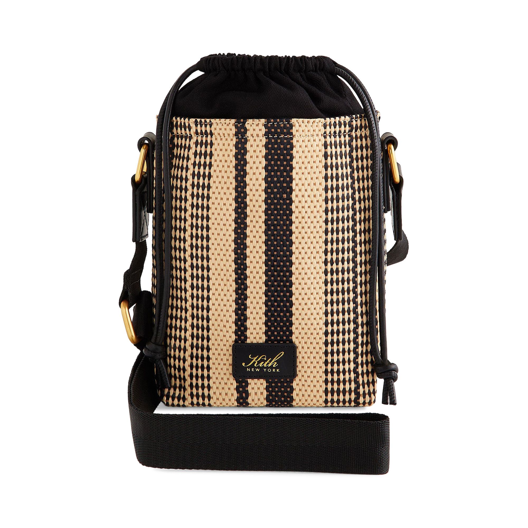 Buy Kith Striped Raffia Drawstring Pouch 'Radiant' - KHM040298 729