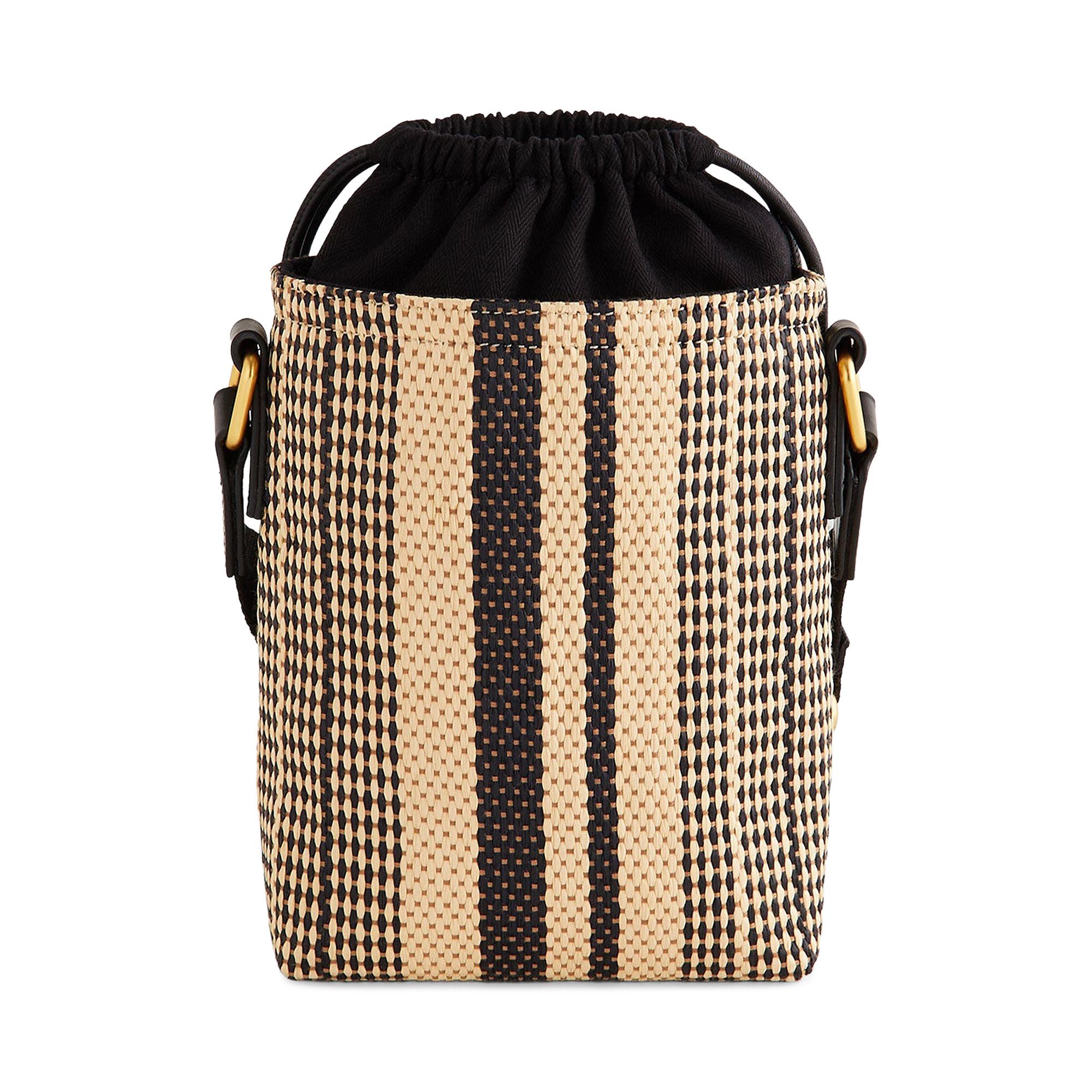 Buy Kith Striped Raffia Drawstring Pouch 'Radiant' - KHM040298 729