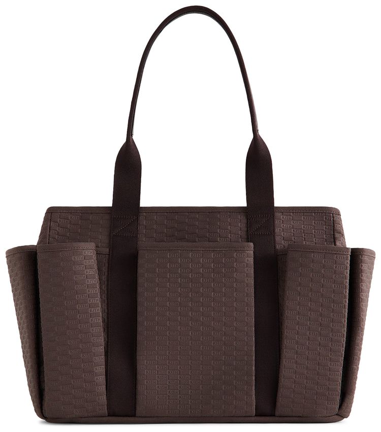 Kith Monogram Canvas Tote Bag Kindling