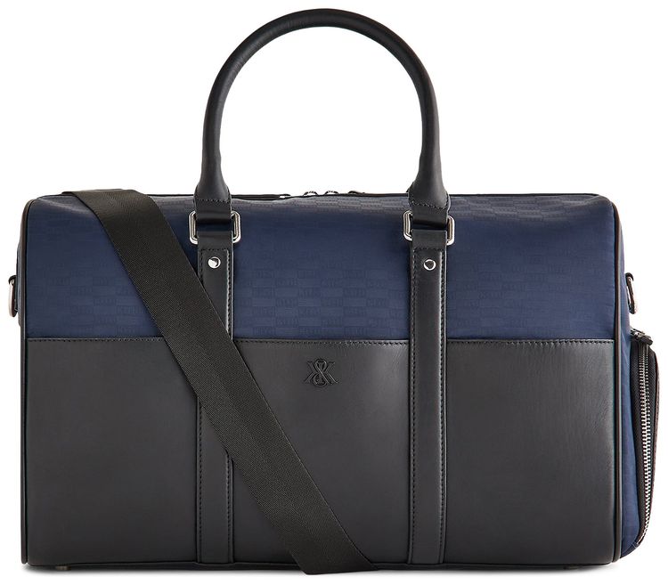 Kith Monogram Nylon Leather Traveler K40 Bag Nocturnal