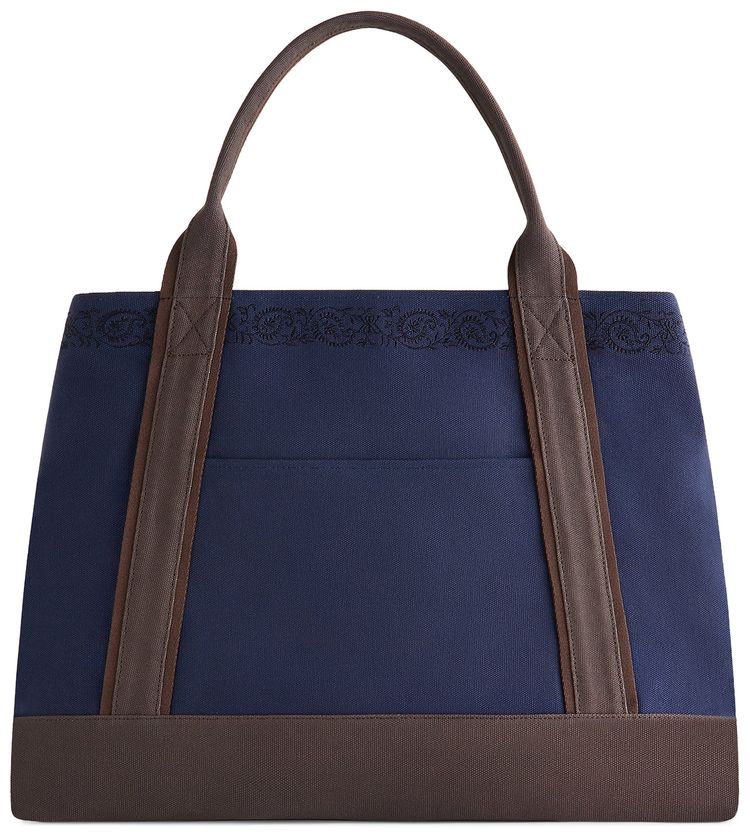 Kith Embroidered Canvas Tote Bag Nocturnal
