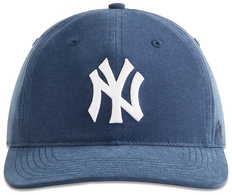 Kith x 47 For The New York Yankees Heavy Cupro Linen Franchise Ls Cap Nocturnal