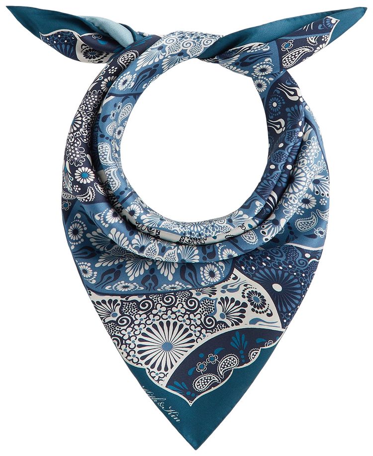 Kith Printed Mandala Silk Scarf Novel