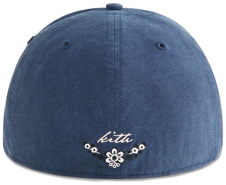 Kith x 47 For The New York Yankees Heavy Cupro Linen Franchise Ls Cap Nocturnal