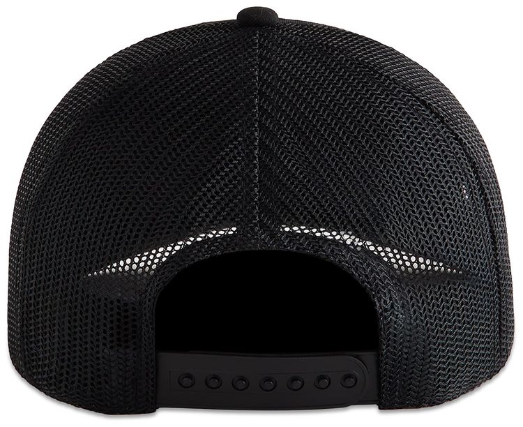 Kith New York To The World Relaxed Twill Nolan Trucker Hat Black