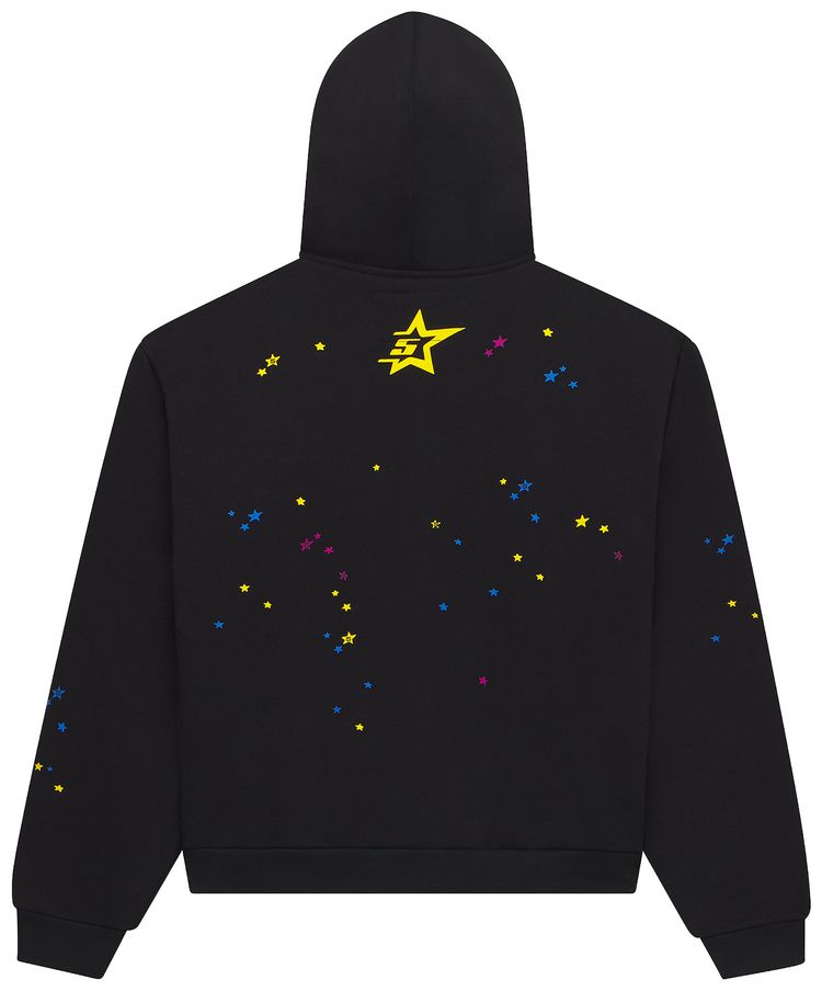 Sp5der Punk V2 Zip Up Black