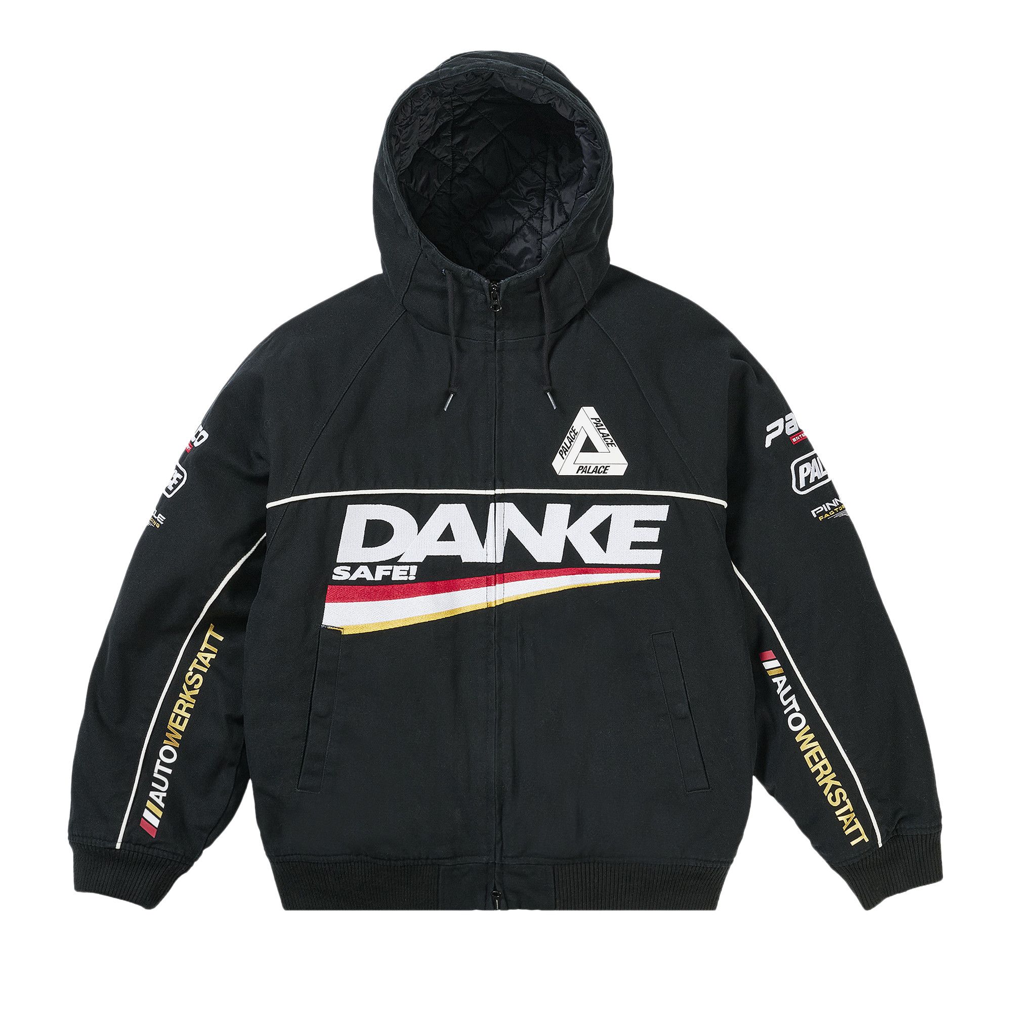 Buy Palace Danke Jacket 'Black' - P30JK076 | GOAT