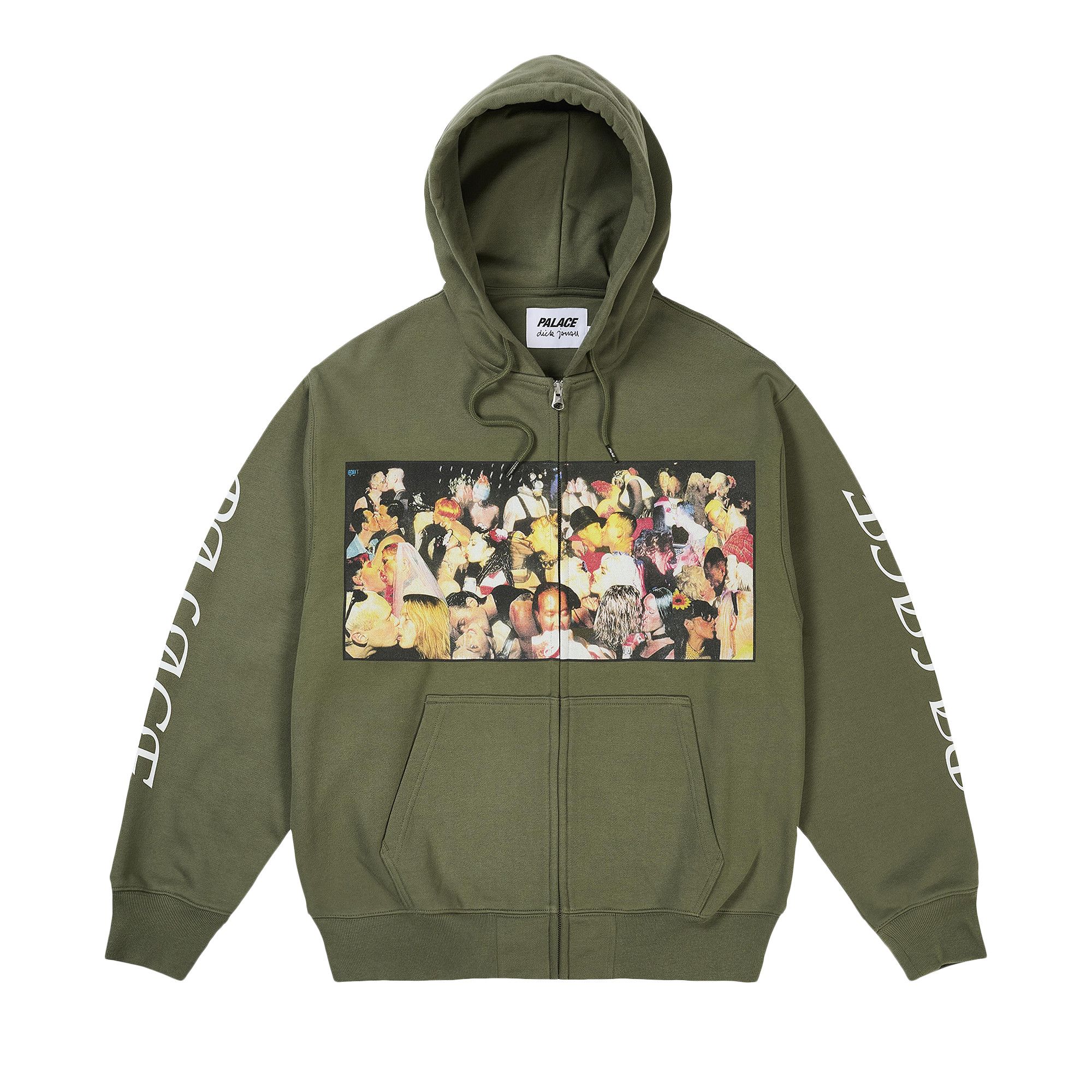 Buy Palace Dick Jewell Zip Hood 'The Deep Green' - P30CS215 | GOAT