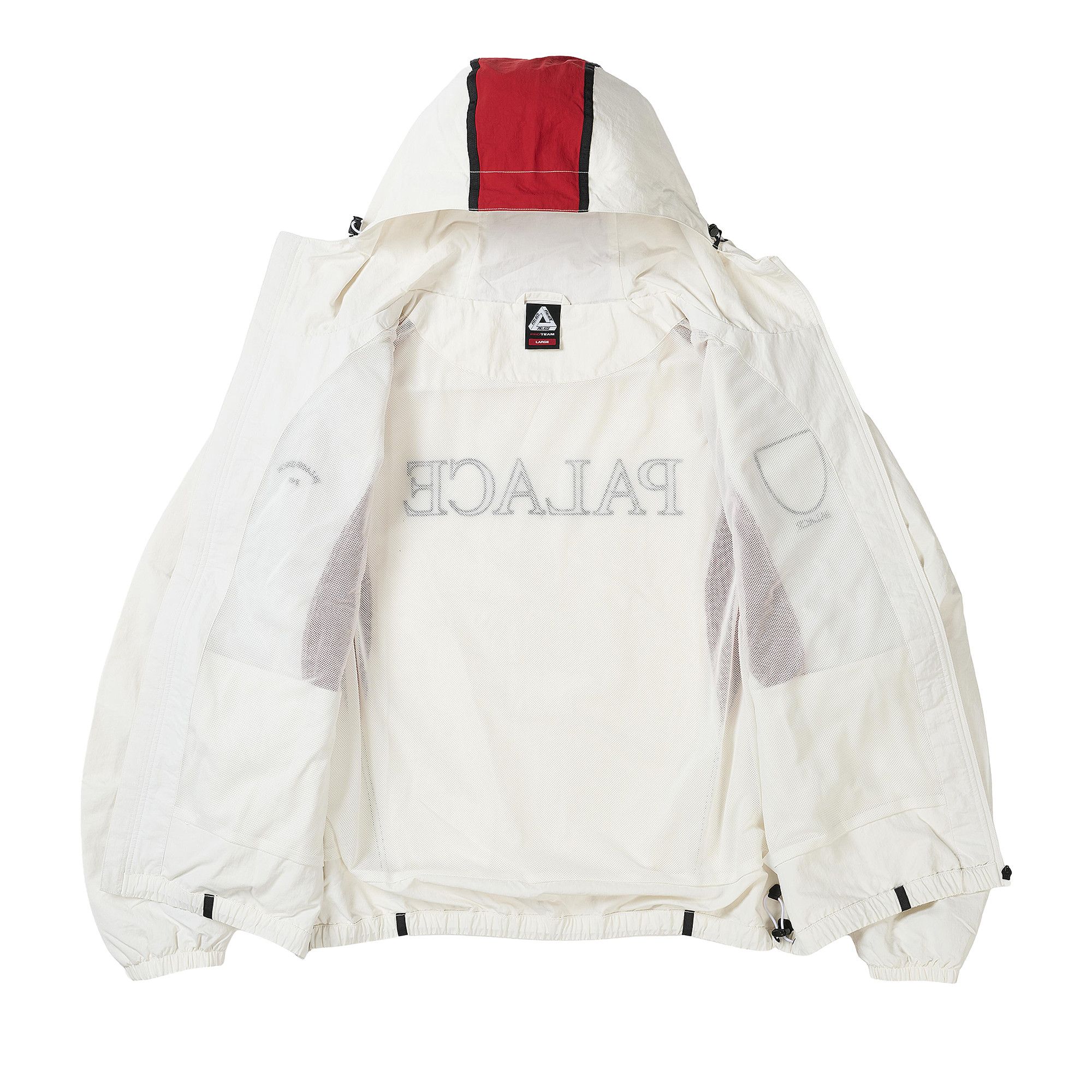 Buy Palace Scrum Hooded Shell Jacket 'White' - P30JK180 | GOAT
