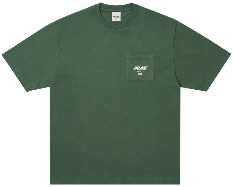Palace Location T Shirt Racey Green